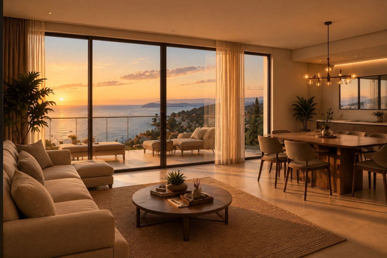 Apartment 54,63 m² in einer Boutique-Resortanlage mit Panorama-Meerblick — Tudorovići, Sveti Stefan 3