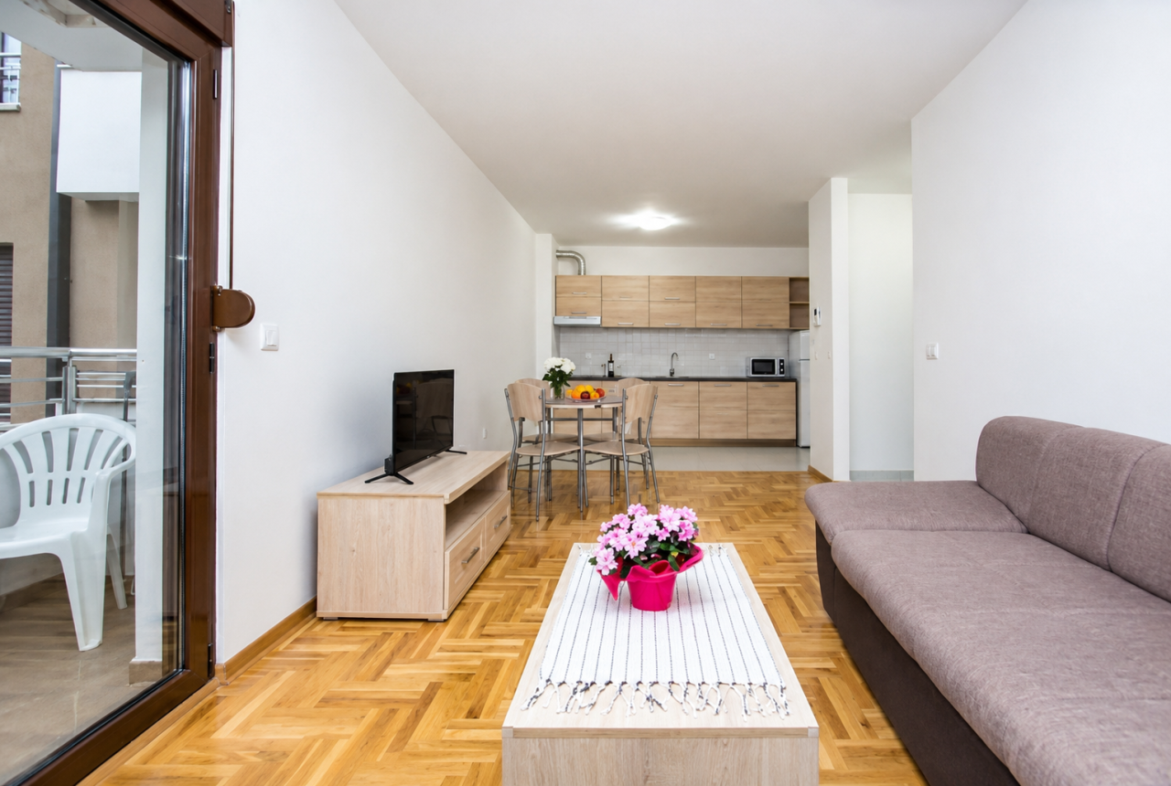 Apartment 47 m², 3. Stock, zwei Aufzüge, Gebäude Akacija — Bečići, Budva 7