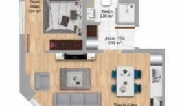 Апартаменты за 338 561 евро в Стамбуле, Турция