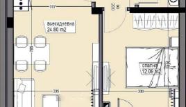 Квартира за 82 000 евро в Бургасе, Болгария