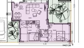 Квартира за 170 000 евро на Халкидиках, Греция
