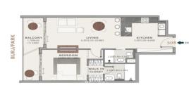 Квартира за 336 084 евро в Дубае, ОАЭ