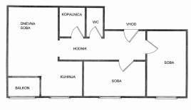 Квартира за 419 000 евро в Любляне, Словения