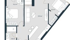Квартира за 58 756 евро в Батуми, Грузия