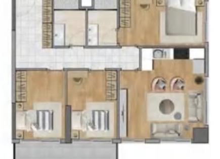 Апартаменты за 338 561 евро в Бейликдюзю, Турция