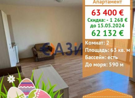 Апартаменты за 62 132 евро в Созополе, Болгария