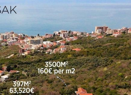 Земля за 49 280 евро в Добра Воде, Черногория