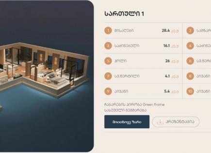 Квартира за 424 554 евро в Тбилиси, Грузия