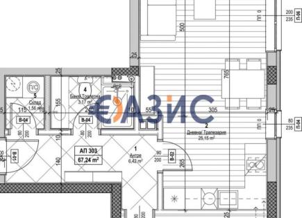 Апартаменты за 235 000 евро в Несебре, Болгария