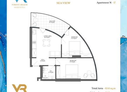Квартира за 137 610 евро в Шекветили, Грузия