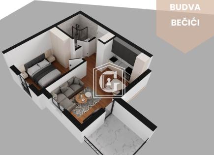 Апартаменты за 111 000 евро в Бечичи, Черногория