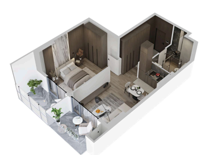 Квартира за 45 695 евро в Батуми, Грузия