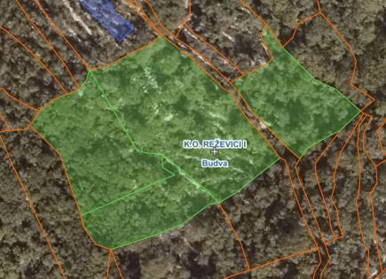 Земля за 1 966 170 евро в Будве, Черногория