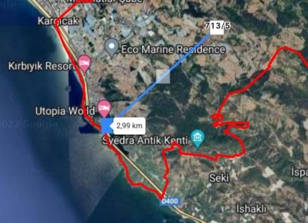 Земля за 528 000 евро в Алании, Турция