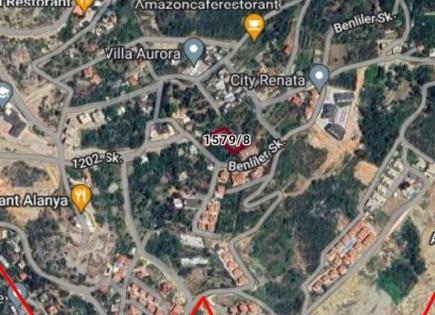 Земля за 305 000 евро в Алании, Турция