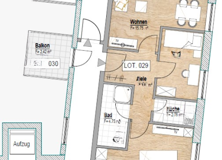 Квартира за 356 850 евро в Гревенмахере, Люксембург