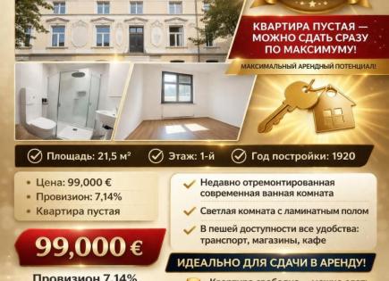 Квартира за 99 000 евро в Дюссельдорфе, Германия