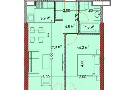 Квартира за 59 400 евро в Батуми, Грузия