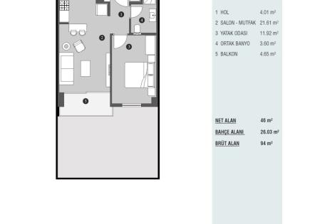 Квартира за 485 214 евро в Стамбуле, Турция