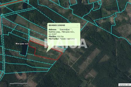 Земля за 60 000 евро в Бабите, Латвия