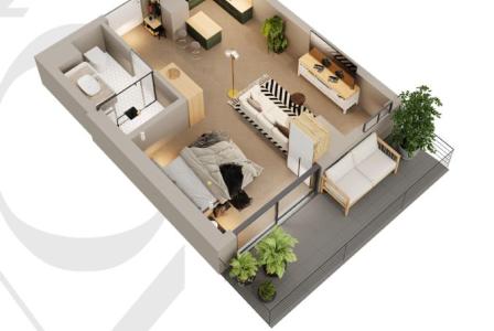 Квартира за 45 483 евро в Батуми, Грузия