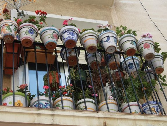 Испания балкон с цветами