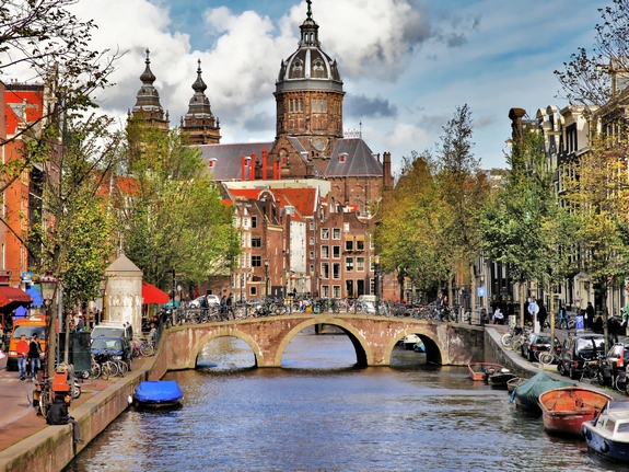 Амстердам каналы