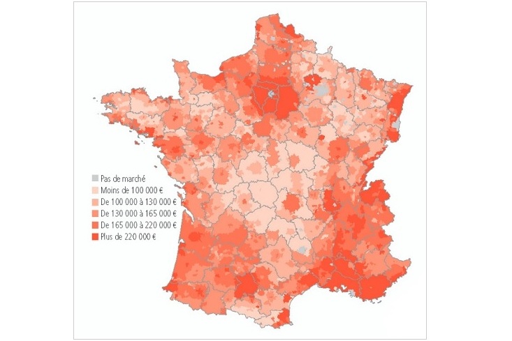 цены на загородное жилье во Франции