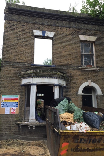 Дом в Лондоне до реконструкции