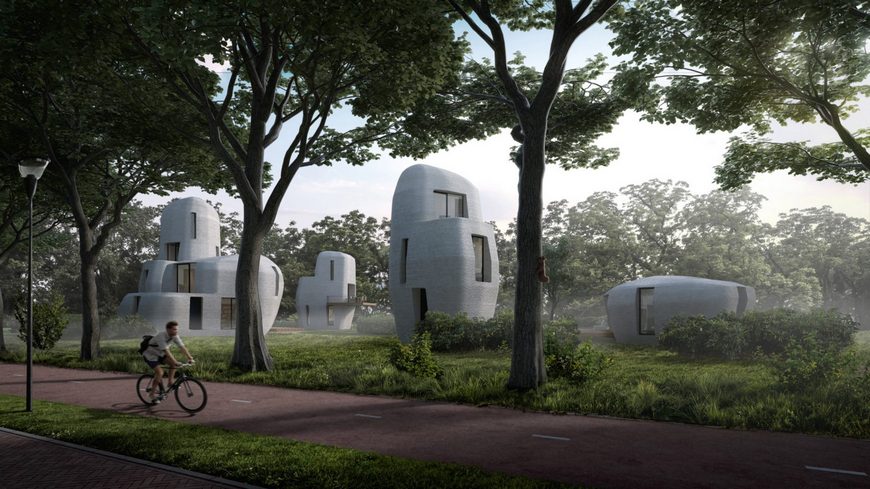 Проект 3D-домов в Нидерландах
