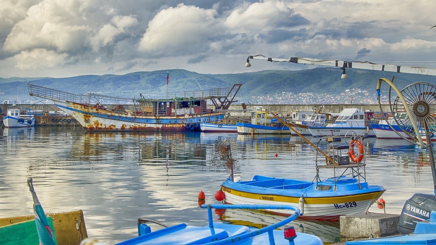 Несебр, Болгария. Рыбацкая гавань