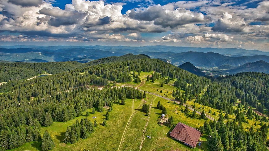 Горы в Болгарии, пейзаж
