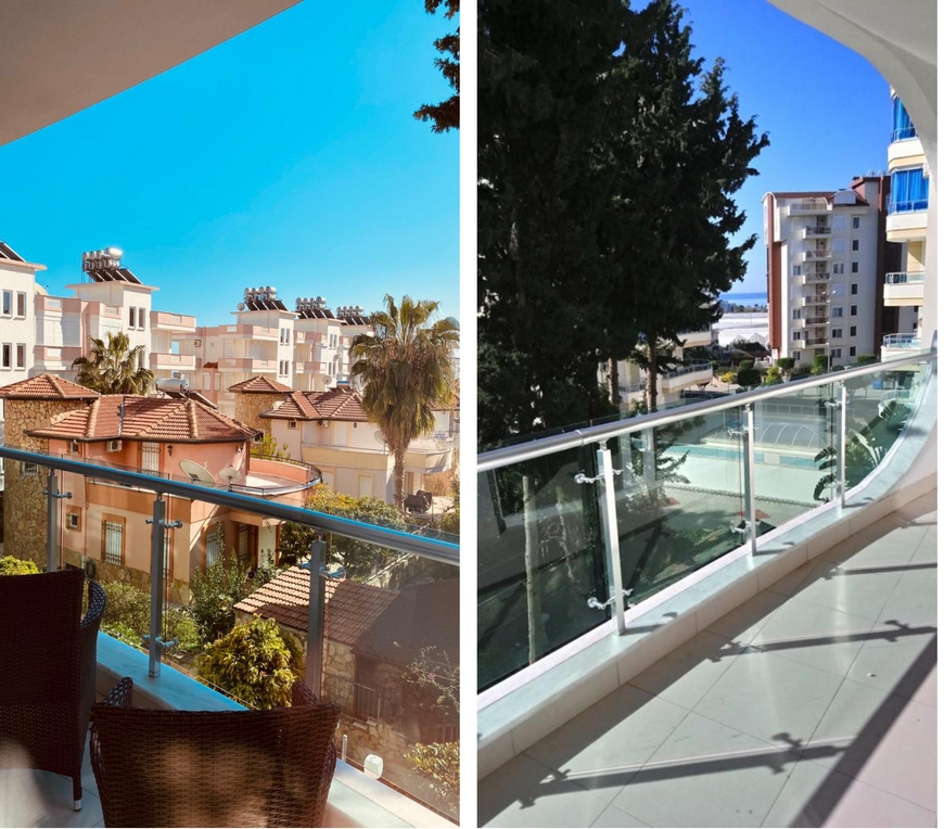 Вид с балкона в турецкой квартире