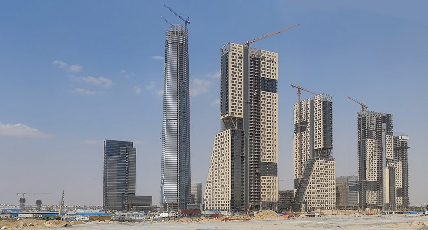 Строящиеся небоскрёбы в Новой административной столице Египта