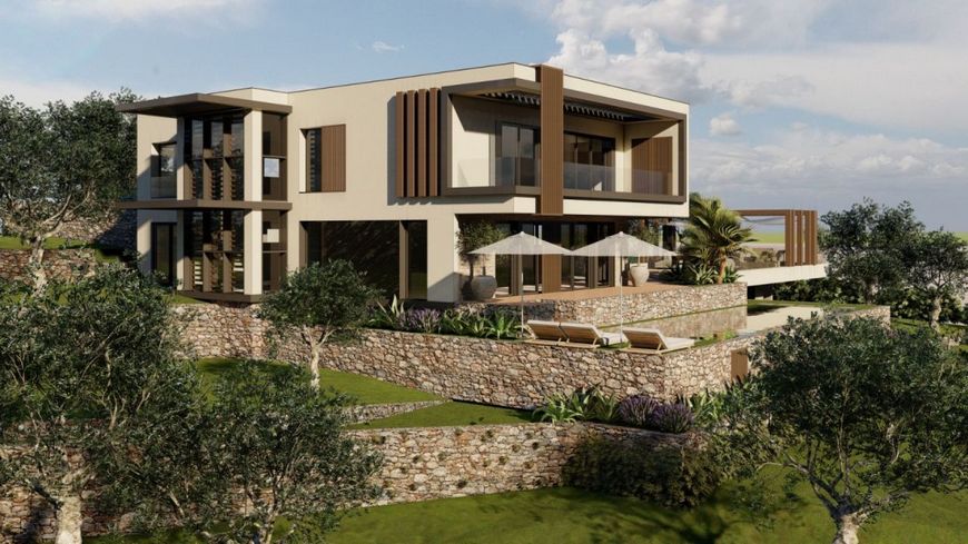 Новая вилла в закрытом домене во Франции